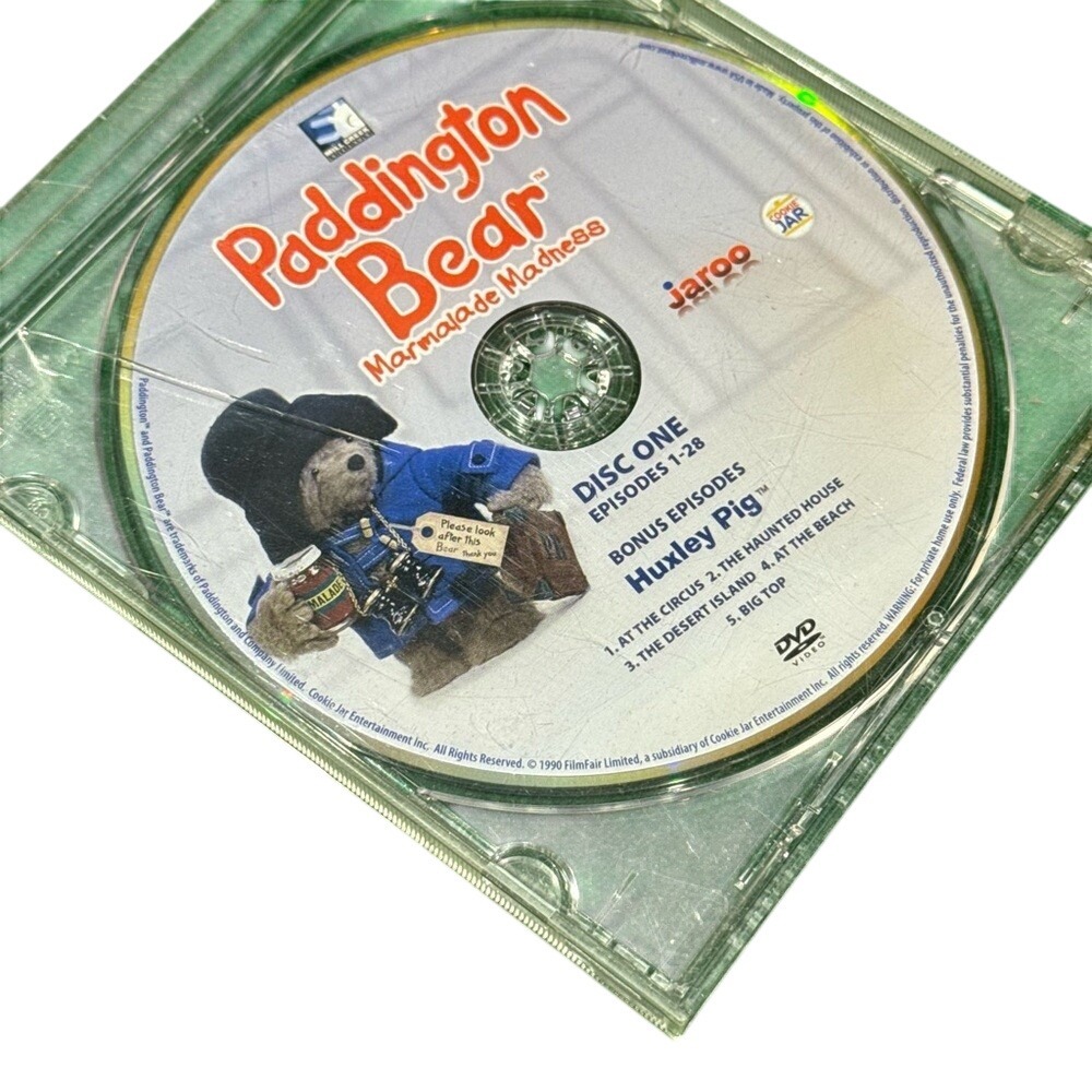 Paddington Bear Marmalade Madness DVD Episodes 1-28 Disc 1 Only Huxley Pig Bonus